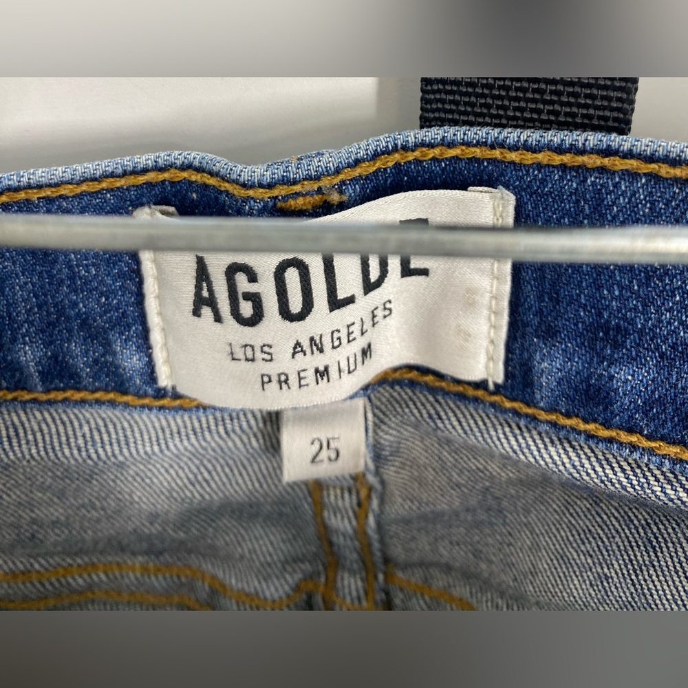 Agolde Sophie Distressed Jeans sz 25 - Picture 6 of 7